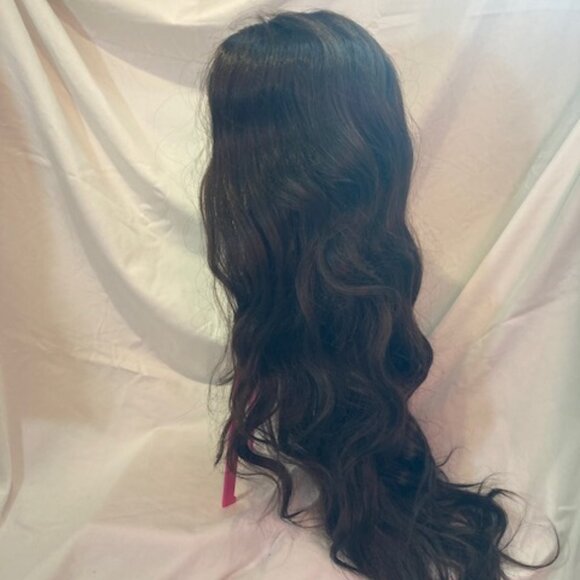 Long Curly Brunette Layered Wig